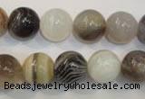 CAG2414 15.5 inches 12mm round Chinese botswana agate beads