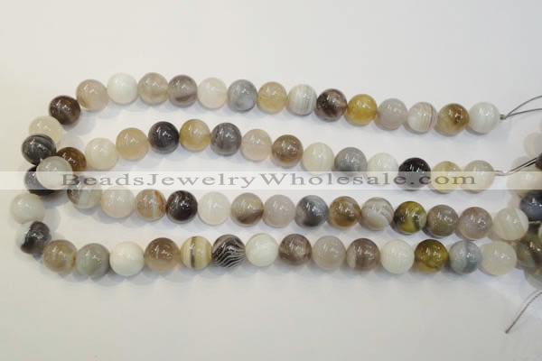 CAG2414 15.5 inches 12mm round Chinese botswana agate beads