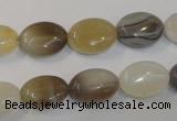 CAG2442 15.5 inches 10*14mm oval Chinese botswana agate beads