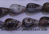 CAG2761 15.5 inches 12*20mm teardrop botswana agate beads wholesale