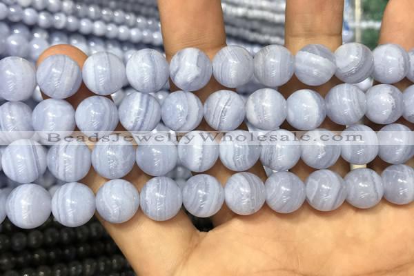 CAG3579 15.5 inches 10mm round blue lace agate beads wholesale