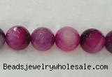 CAG418 15.5 inches 14mm faceted round agate beads Wholesale