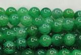 CAG420 15.5 inches 10mm round green agate beads Wholesale