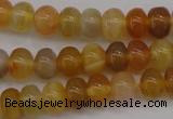 CAG4330 15.5 inches 5*7mm rondelle botswana agate gemstone beads