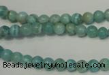 CAG4401 15.5 inches 6mm round dyed blue lace agate beads