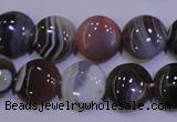 CAG4443 15.5 inches 14mm flat round botswana agate beads wholesale