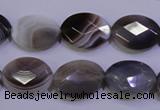 CAG4464 15.5 inches 13*18mm faceted oval botswana agate beads