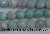 CAG4484 15.5 inches 6mm faceted round agate beads wholesale