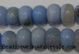 CAG4591 15.5 inches 10*14mm rondelle agate beads wholesale