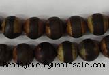 CAG4758 15 inches 10mm round tibetan agate beads wholesale