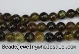 CAG4831 15 inches 6mm round dragon veins agate beads wholesale