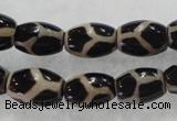 CAG5087 15.5 inches 8*12mm drum tibetan agate beads wholesale