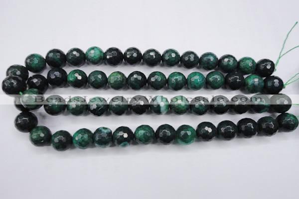 CAG5130 15.5 inches 14mm faceted round agate beads wholesale