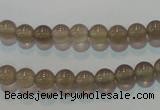 CAG5240 15.5 inches 6mm round Brazilian grey agate beads wholesale