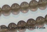 CAG5242 15.5 inches 10mm round Brazilian grey agate beads wholesale