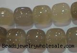 CAG5261 15.5 inches 14*14mm square Brazilian grey agate beads