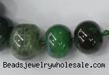 CAG5426 8*12mm – 20*30mm rondelle dragon veins agate beads