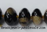 CAG5433 7*11mm – 15*22mm rondelle agate druzy geode agate beads