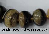 CAG5439 7*11mm – 20*30mm rondelle agate druzy geode agate beads