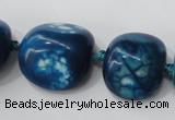 CAG5525 15.5 inches 20*22mm - 20*24mm nuggets agate gemstone beads