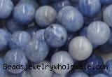 CAG555 16 inches 14mm round blue agate gemstone beads wholesale