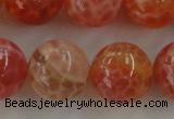 CAG5565 15.5 inches 14mm round natural fire agate beads wholesale