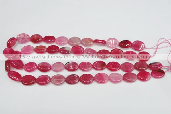 CAG5620 15 inches 13*16mm oval dragon veins agate beads wholesale