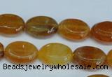 CAG5623 15 inches 13*16mm oval dragon veins agate beads wholesale