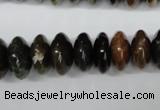 CAG5641 15 inches 7*14mm rondelle agate gemstone beads wholesale