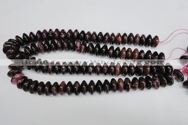 CAG5644 15 inches 8*16mm rondelle agate gemstone beads wholesale