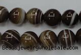 CAG5903 15 inches 12mm round Madagascar agate gemstone beads