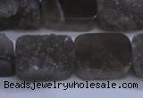 CAG5990 15.5 inches 15*20mm rectangle grey agate gemstone beads