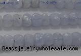 CAG5992 15.5 inches 3*5mm faceted rondelle blue lace agate beads