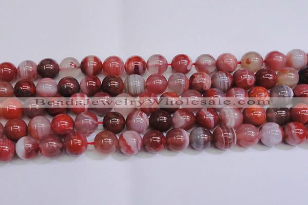 CAG6113 15.5 inches 10mm round south red agate gemstone beads