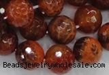 CAG626 15.5 inches 20mm faceted round natural fire agate beads