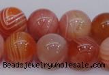 CAG6344 15 inches 12mm round red botswana agate beads wholesale