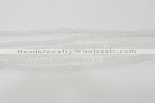 CAG6500 15.5 inches 4mm round Brazilian white agate beads