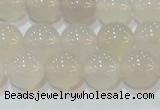 CAG6503 15.5 inches 10mm round Brazilian white agate beads