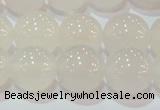 CAG6504 15.5 inches 12mm round Brazilian white agate beads