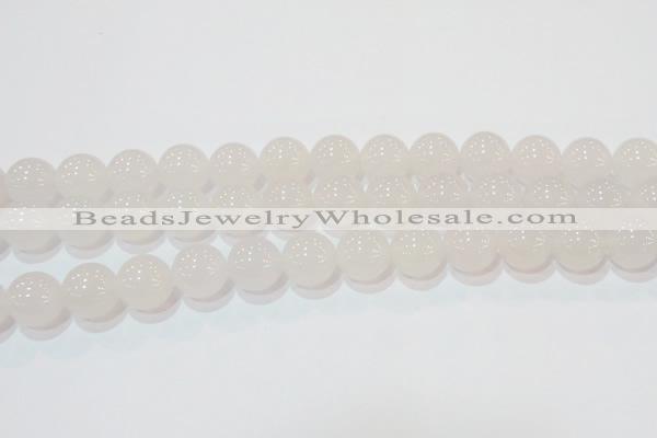 CAG6506 15.5 inches 16mm round Brazilian white agate beads