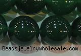 CAG6609 15.5 inches 16mm round green agate gemstone beads