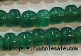 CAG6628 15.5 inches 8*13mm peanut-shaped green agate gemstone beads