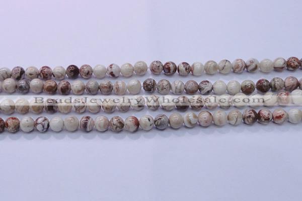 CAG6660 15.5 inches 4mm round Mexican crazy lace agate beads