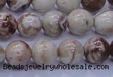 CAG6662 15.5 inches 8mm round Mexican crazy lace agate beads