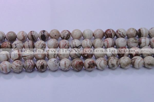 CAG6664 15.5 inches 12mm round Mexican crazy lace agate beads