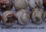 CAG6665 15.5 inches 14mm round Mexican crazy lace agate beads