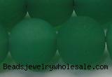 CAG6736 15 inches 20mm round green pilates agate beads