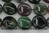 CAG6771 15.5 inches 14mm flat round Indian agate beads wholesale