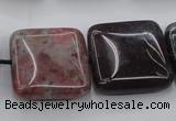 CAG6781 15.5 inches 18*18mm square Indian agate beads wholesale