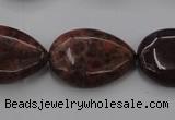 CAG6807 15.5 inches 18*25mm flat teardrop Indian agate beads